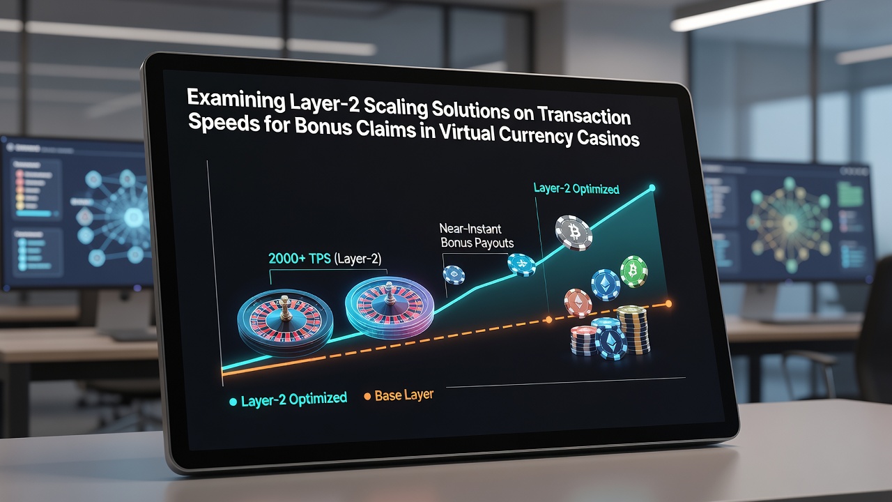 Darstellung von Layer-2-Netzwerken mit Fokus auf schnelle Transaktionen in Blockchain-Casinos