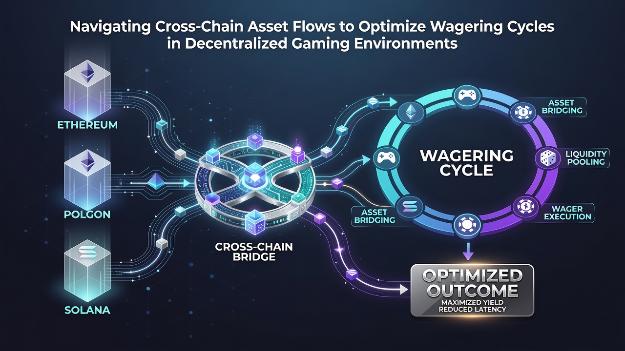 Darstellung von optimierten Wettzyklen durch Cross-Chain-Transfers in Blockchain-Casinos