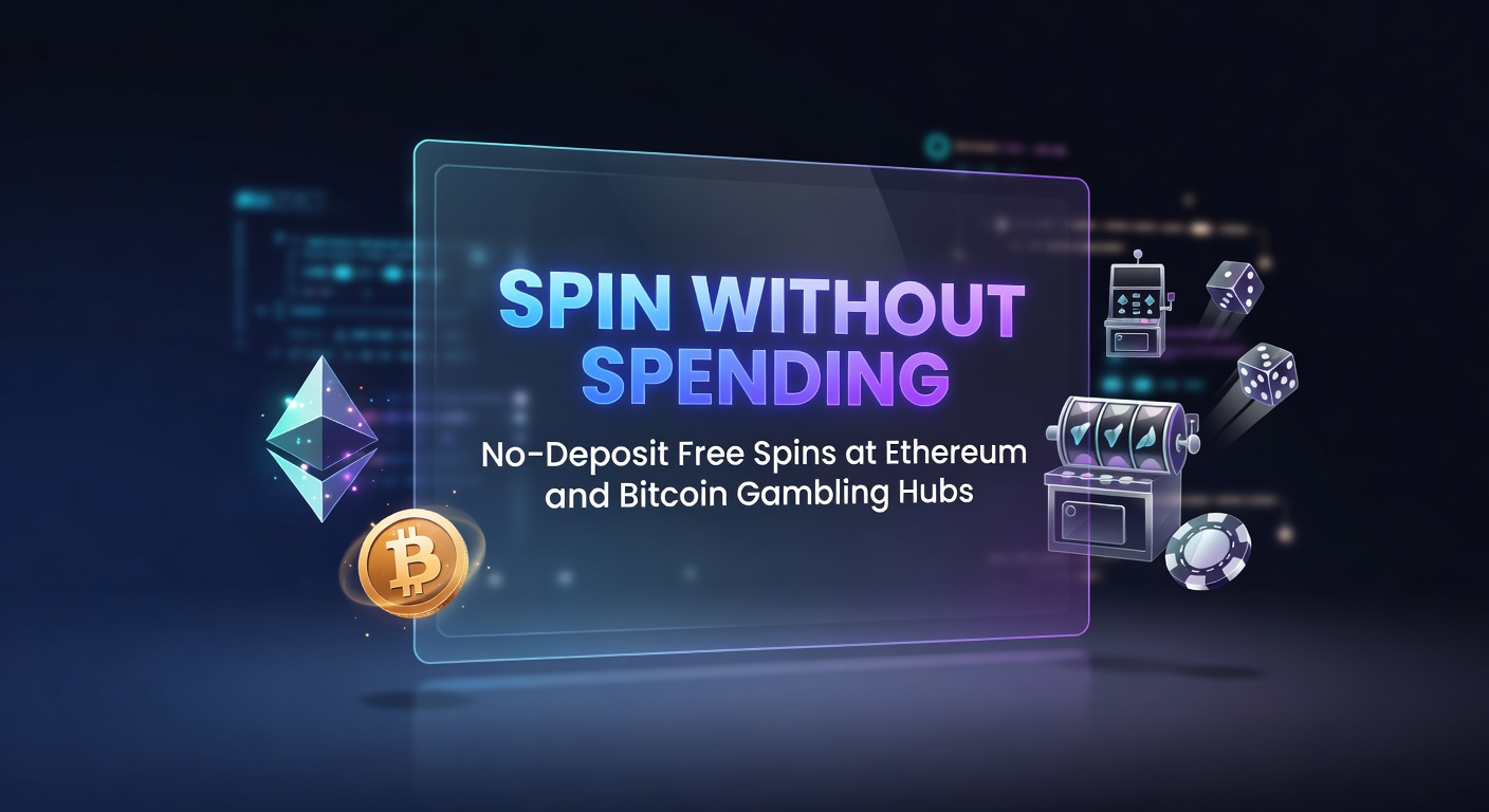 Ethereum-Wallet-Schnittstelle mit aktiven Free Spins und Bitcoin-Transaktionen in einem modernen Casino-Dashboard